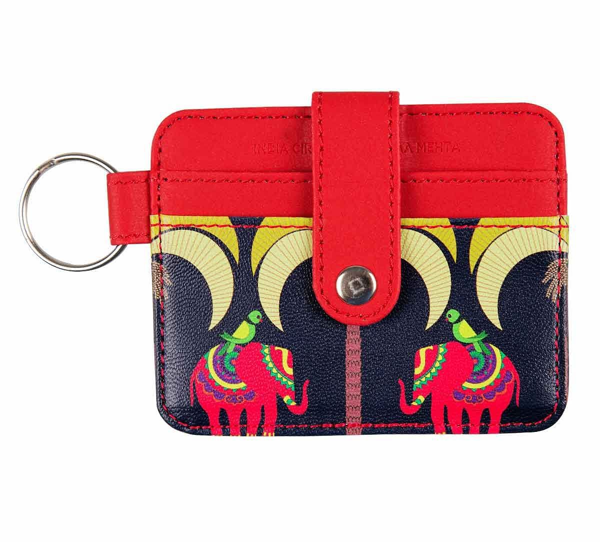 India Circus Palmeria Tusker Reiteration Keychain Card Holder