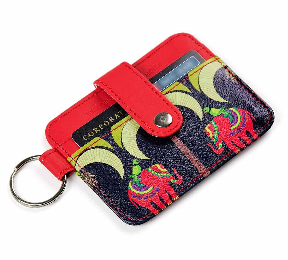 India Circus Palmeria Tusker Reiteration Keychain Card Holder