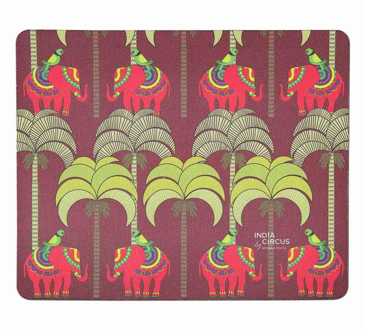 India Circus Palmeria Tusker Reiteration Mouse Pad