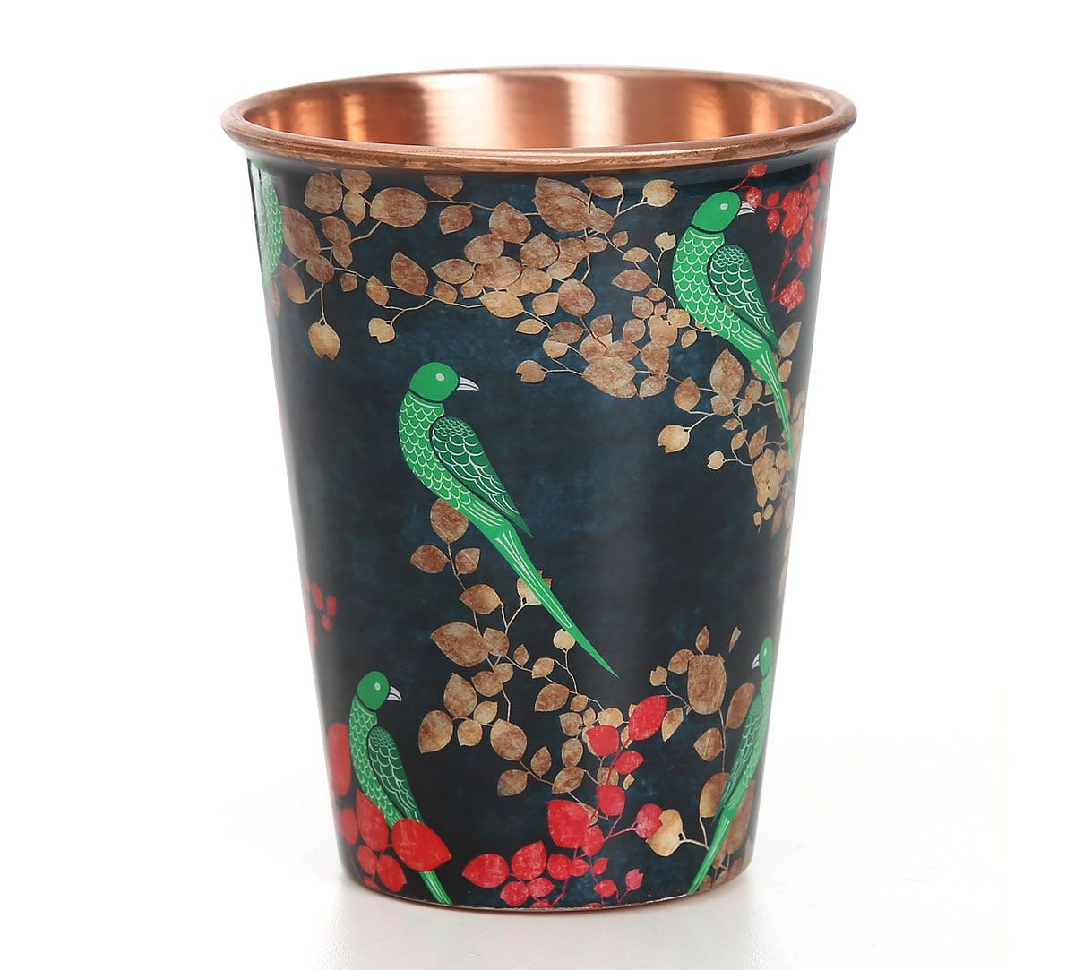 India Circus Parrots of the night Copper Tumbler