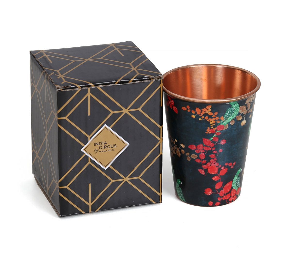 India Circus Parrots of the night Copper Tumbler