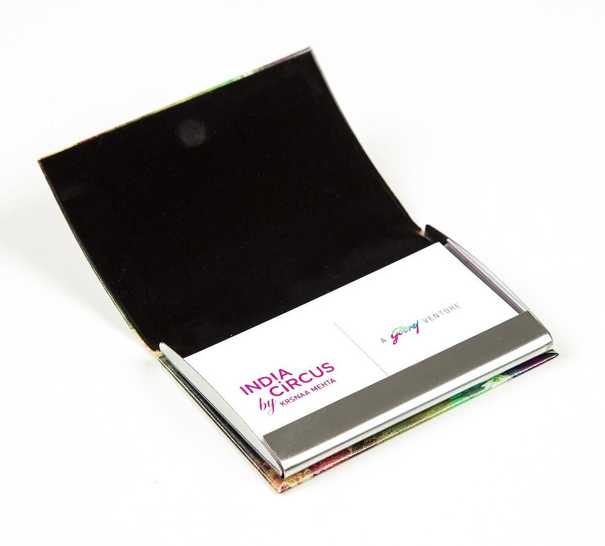 India Circus Peacock Dwar Visiting Card Holder