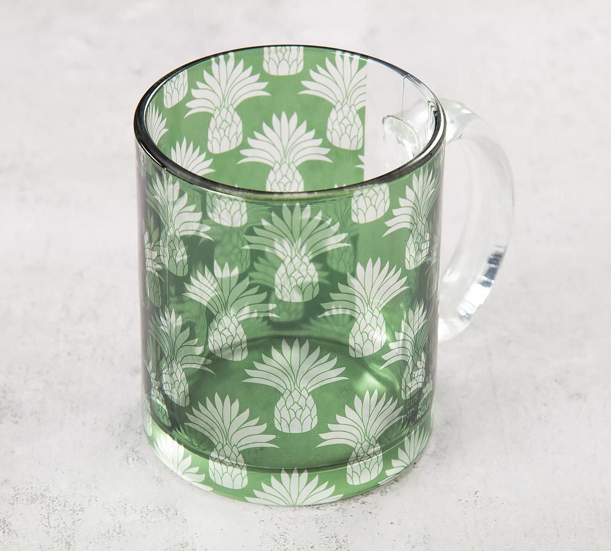 India Circus Pineapple Glass Mug