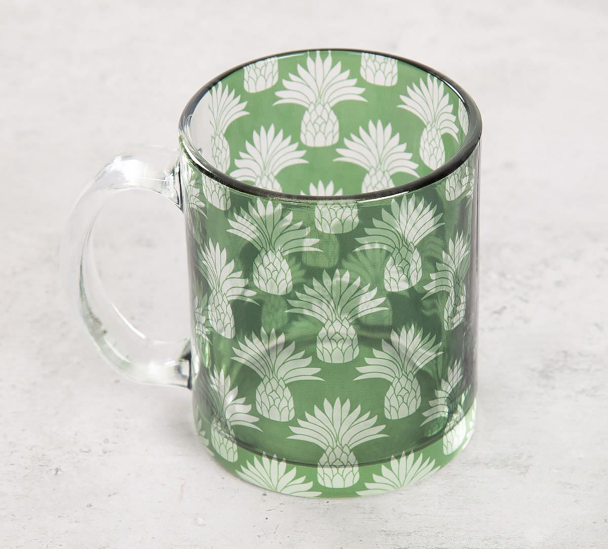 India Circus Pineapple Glass Mug