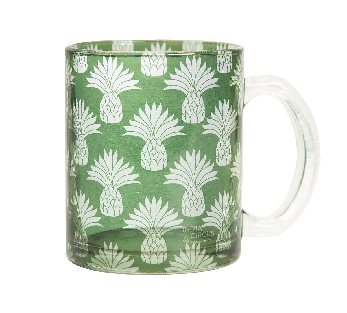 India Circus Pineapple Glass Mug