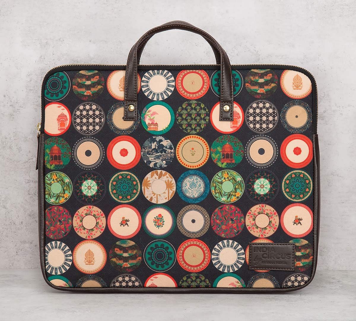 India Circus by Krsnaa Mehta Platter Portrayal Laptop Bag