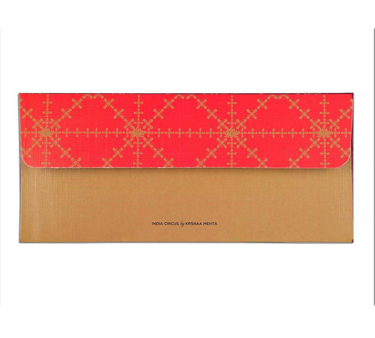 India Circus Poly Palmeria Gift Envelope Set of 6