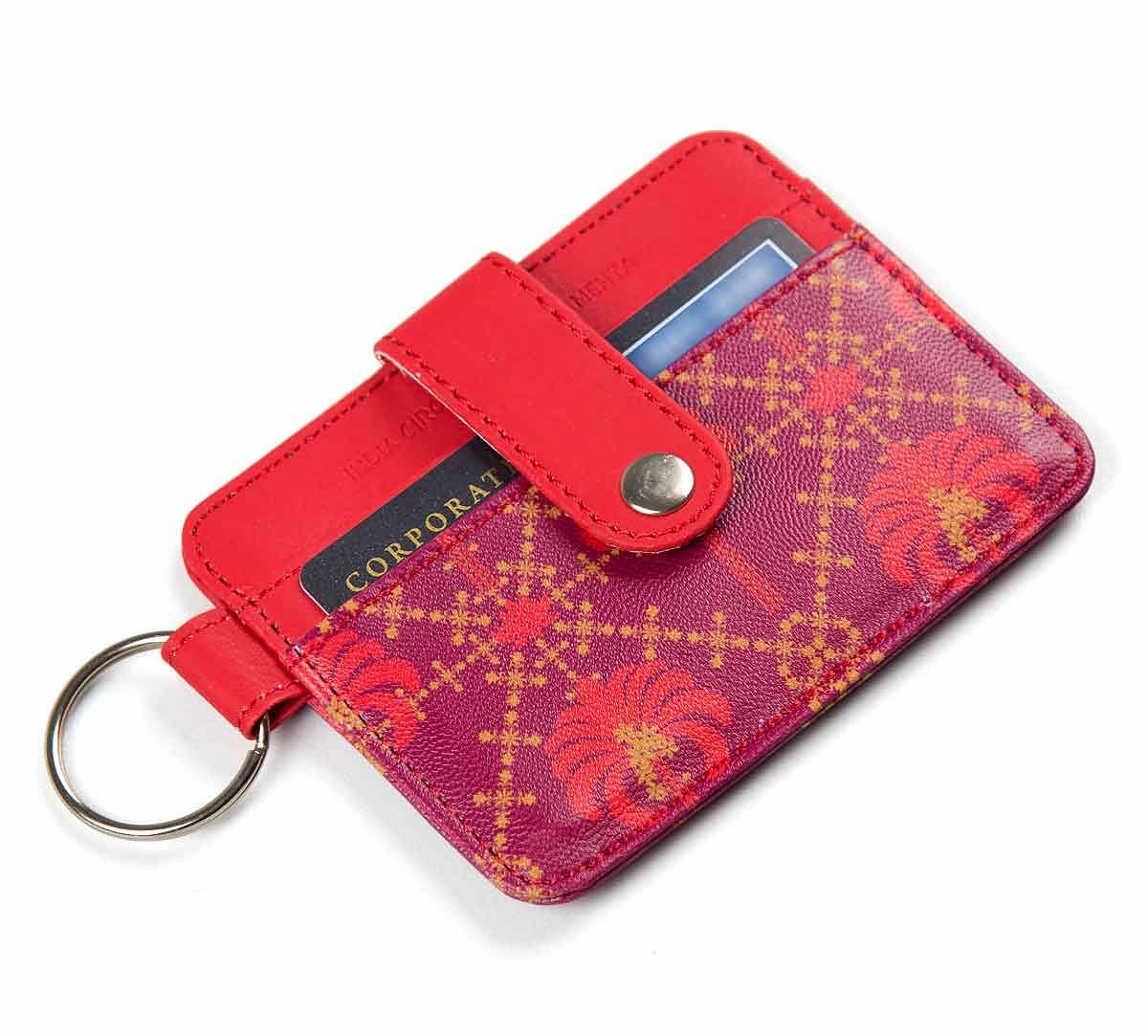 India Circus Poly Palmeria Keychain Card Holder