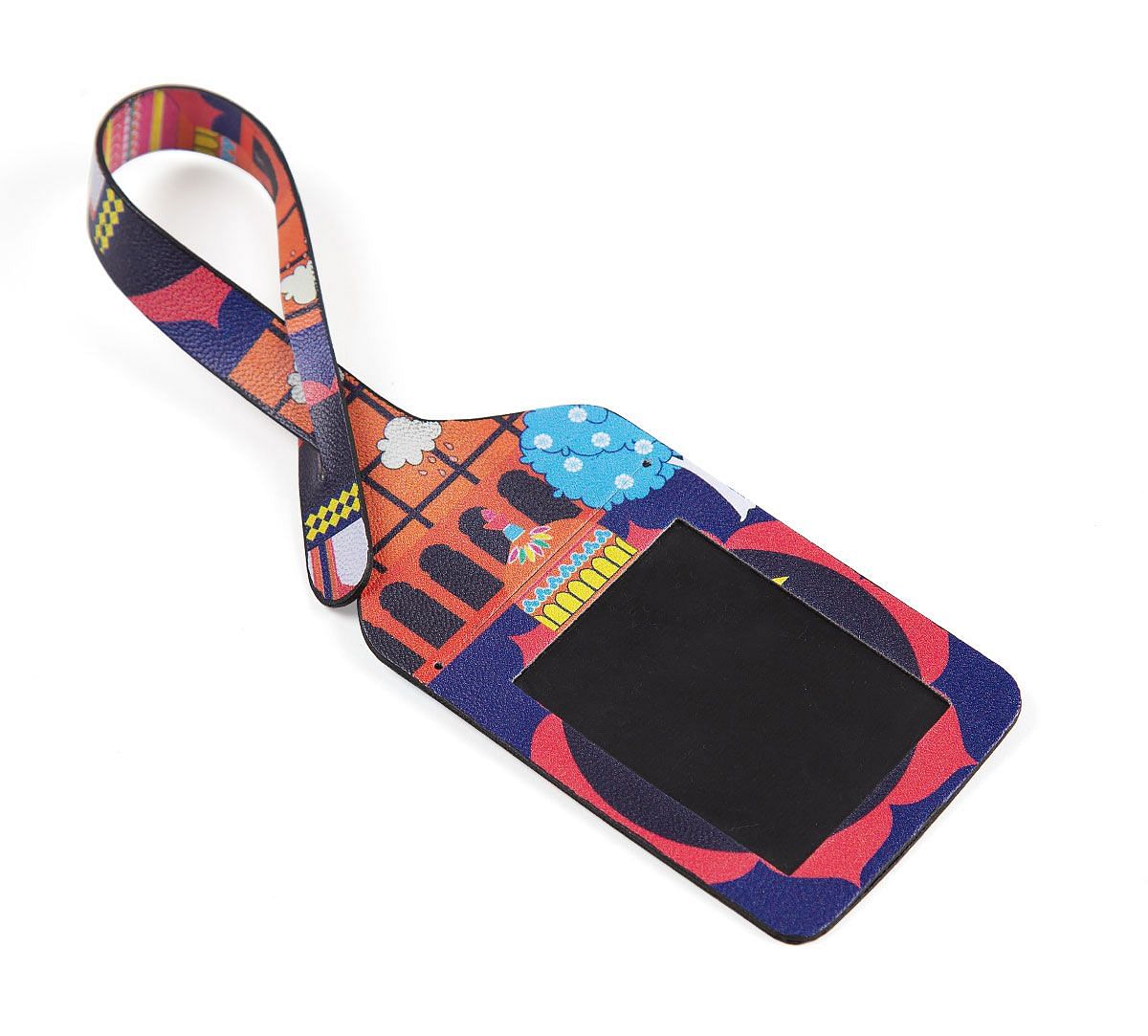 India Circus Pop Courtyard Travel Tag Set of 2