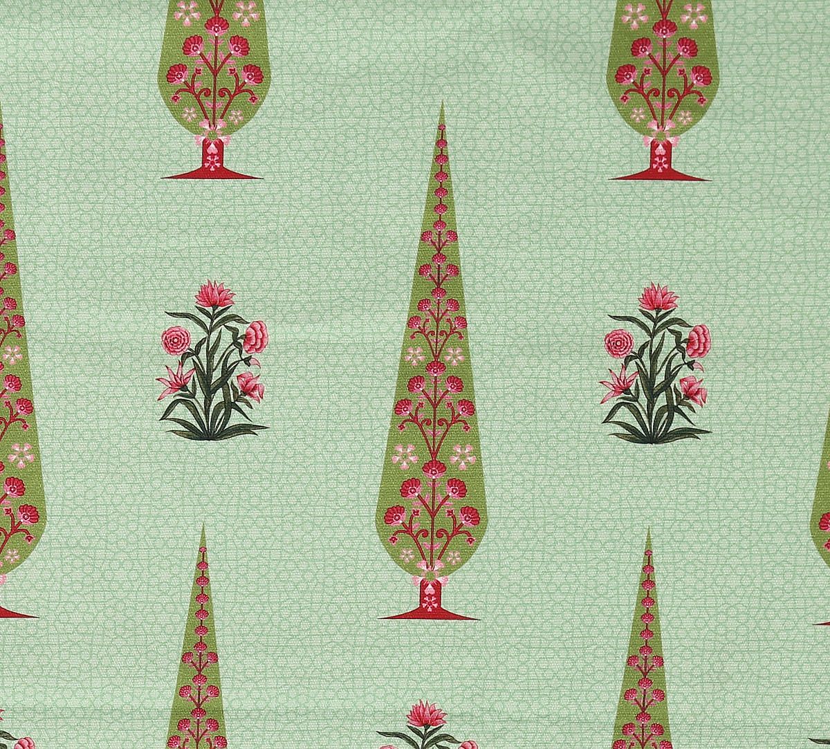 India Circus Poppy Conifer Door Curtain