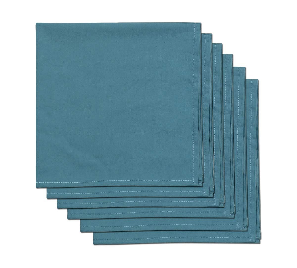 India Circus Presidential Blue Table Napkin Set of 6