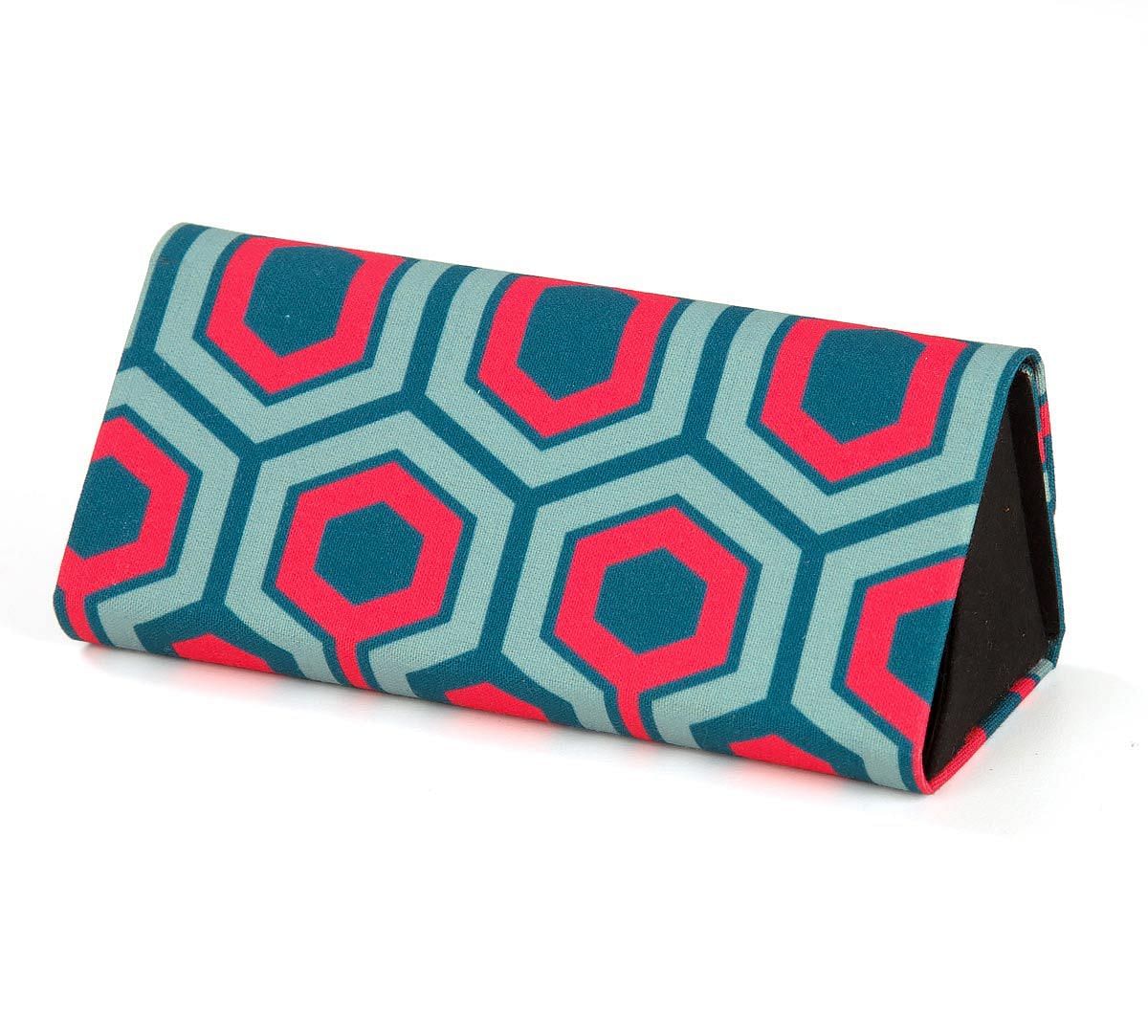 India Circus Prismatic Hexagons Spectacle Case