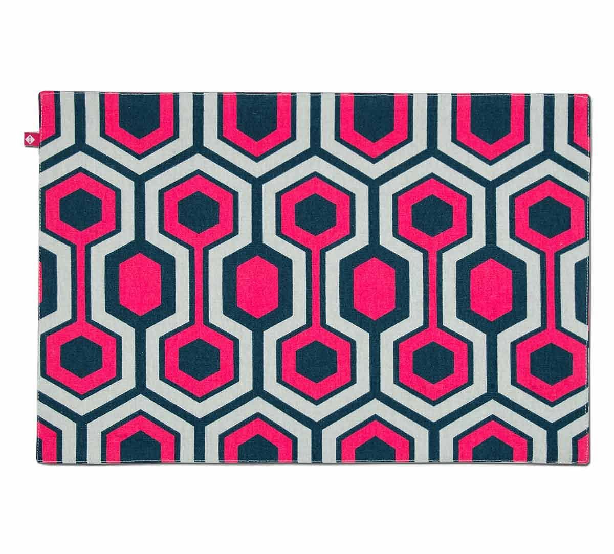 India Circus Prismatic Hexagons Table Mat Set of 6