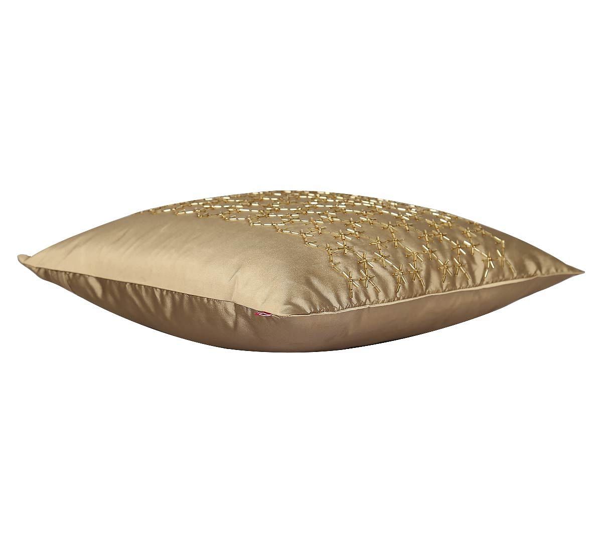 India Circus Rice Bead Beige Cushion Cover