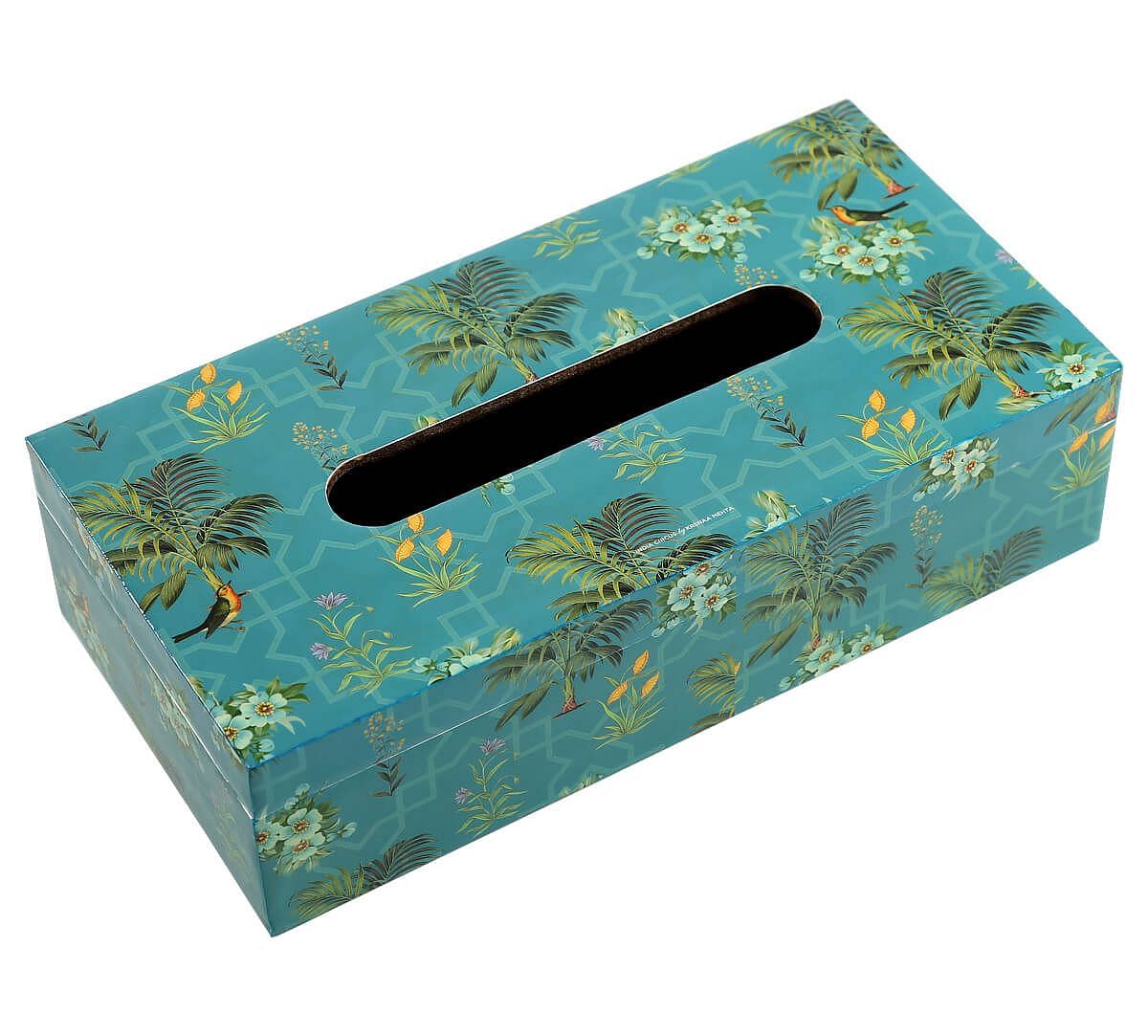 India Circus Robin Bird Park Tissue Box Holder