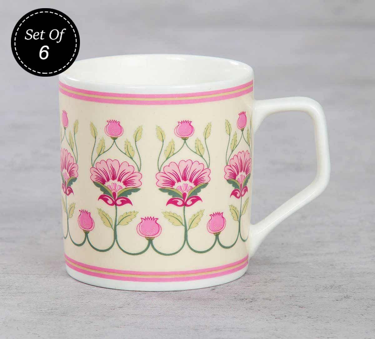 India Circus Rose Mallow Moscheutos Mug