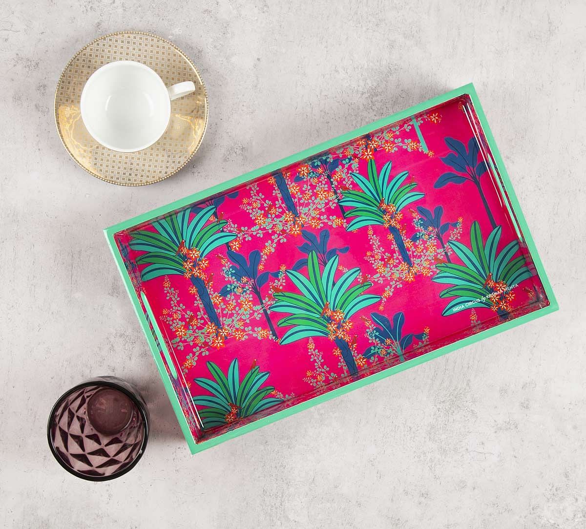 India Circus Royal Palms Rectangle Serving Tray