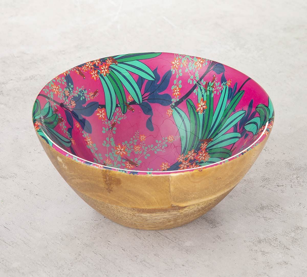 India Circus Royal Palms Wooden Bowl