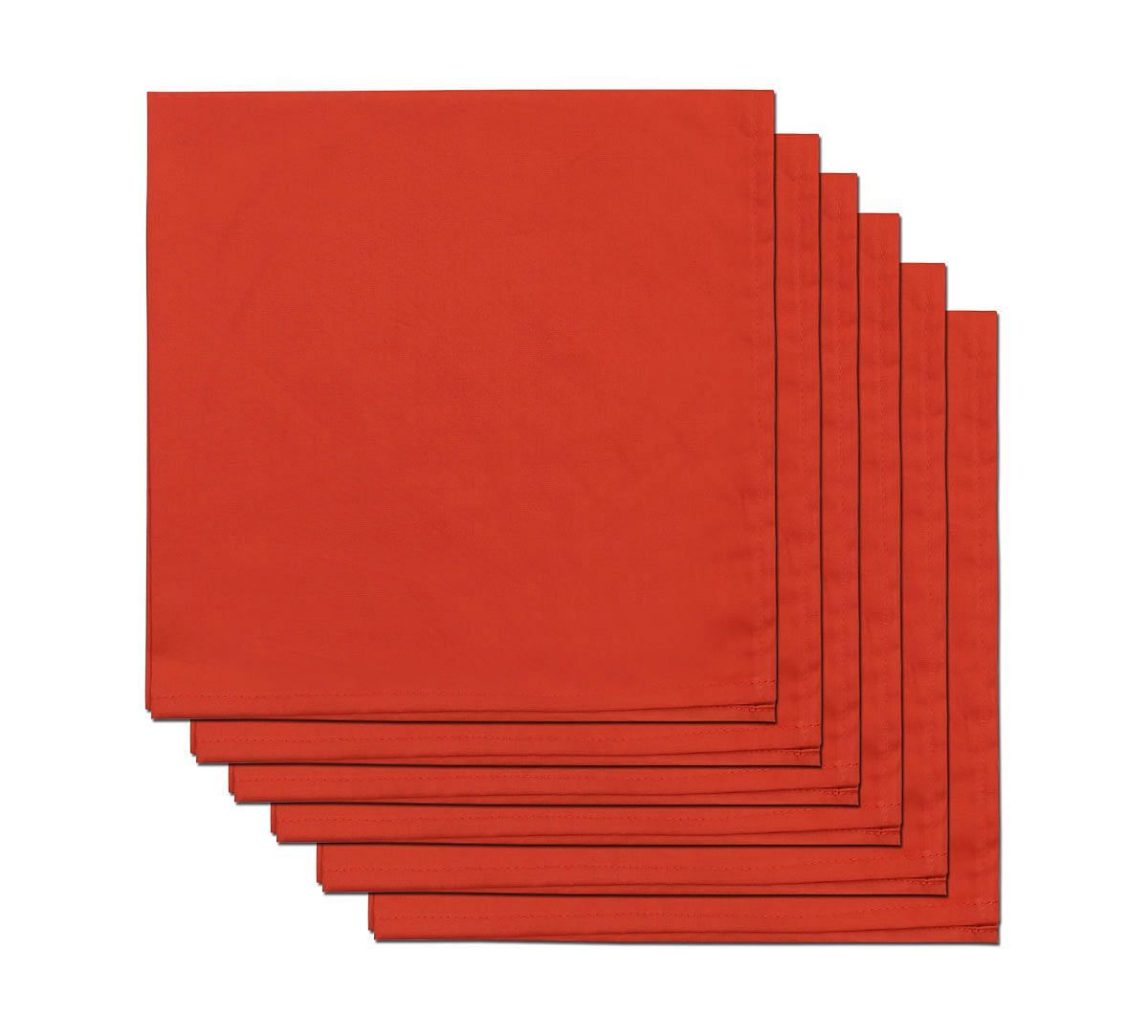 India Circus Rust Table Napkin Set of 6