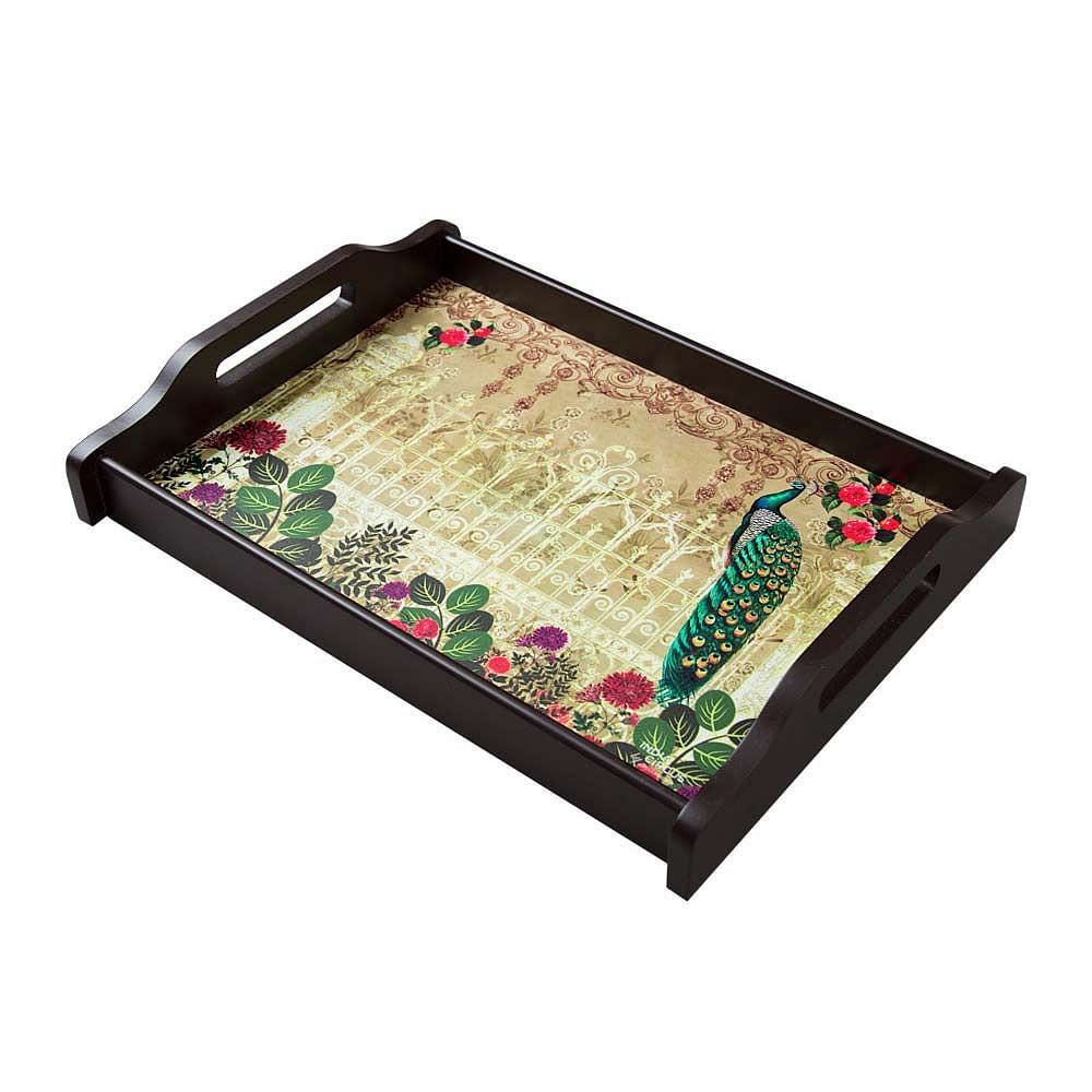 India Circus Song of the Peacock Tray