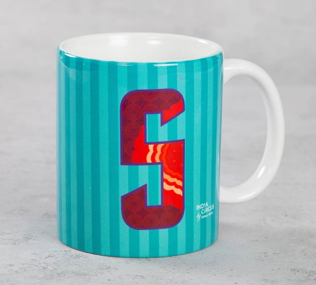 India Circus Sophisticated Alphabet S Mug