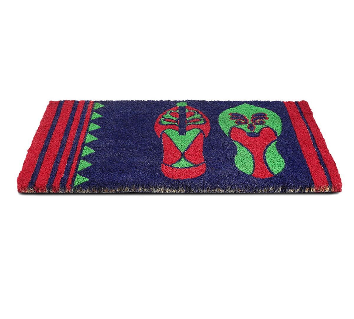 India Circus Technicolor Jootis Blues Doormat