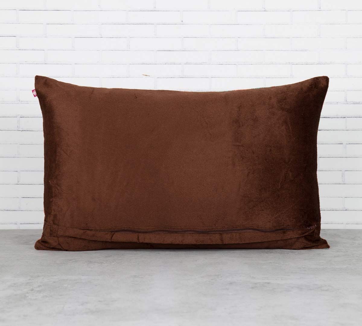 India Circus The Mughal Era Blended Velvet Cushion Cover