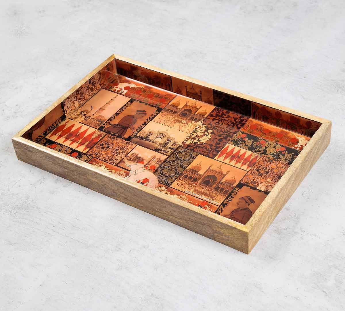 India Circus The Mughal Era Serving Tray