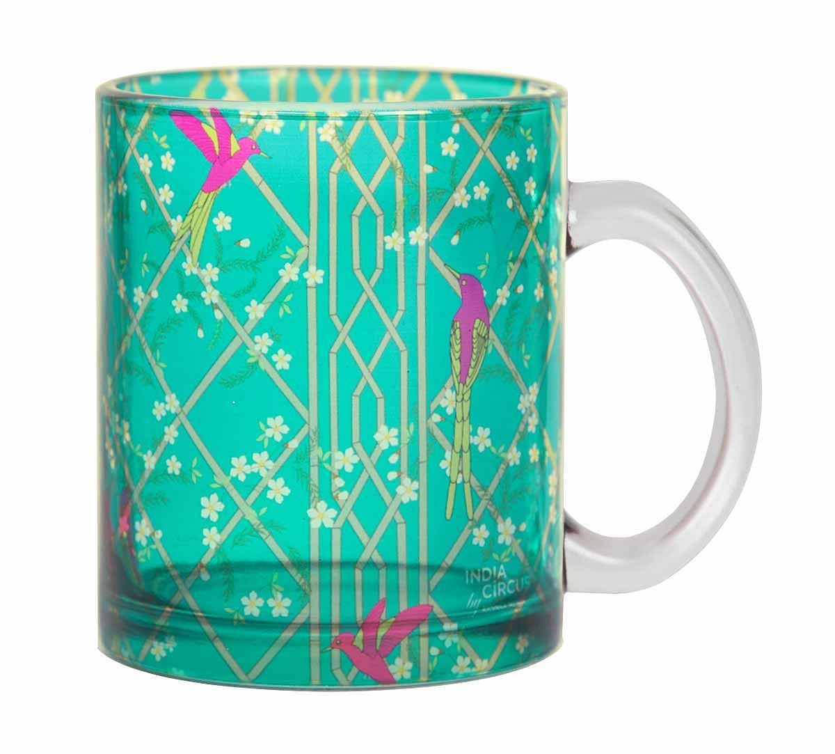 India Circus The Rose finch's Window View Glass Coffee Mug