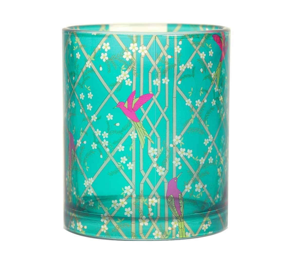 India Circus The Rose finch's Window View Glass Coffee Mug