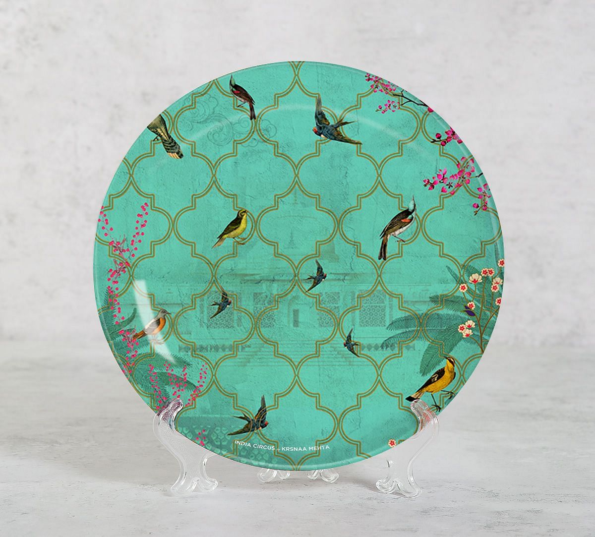 India Circus The World From My Window Decor Plate