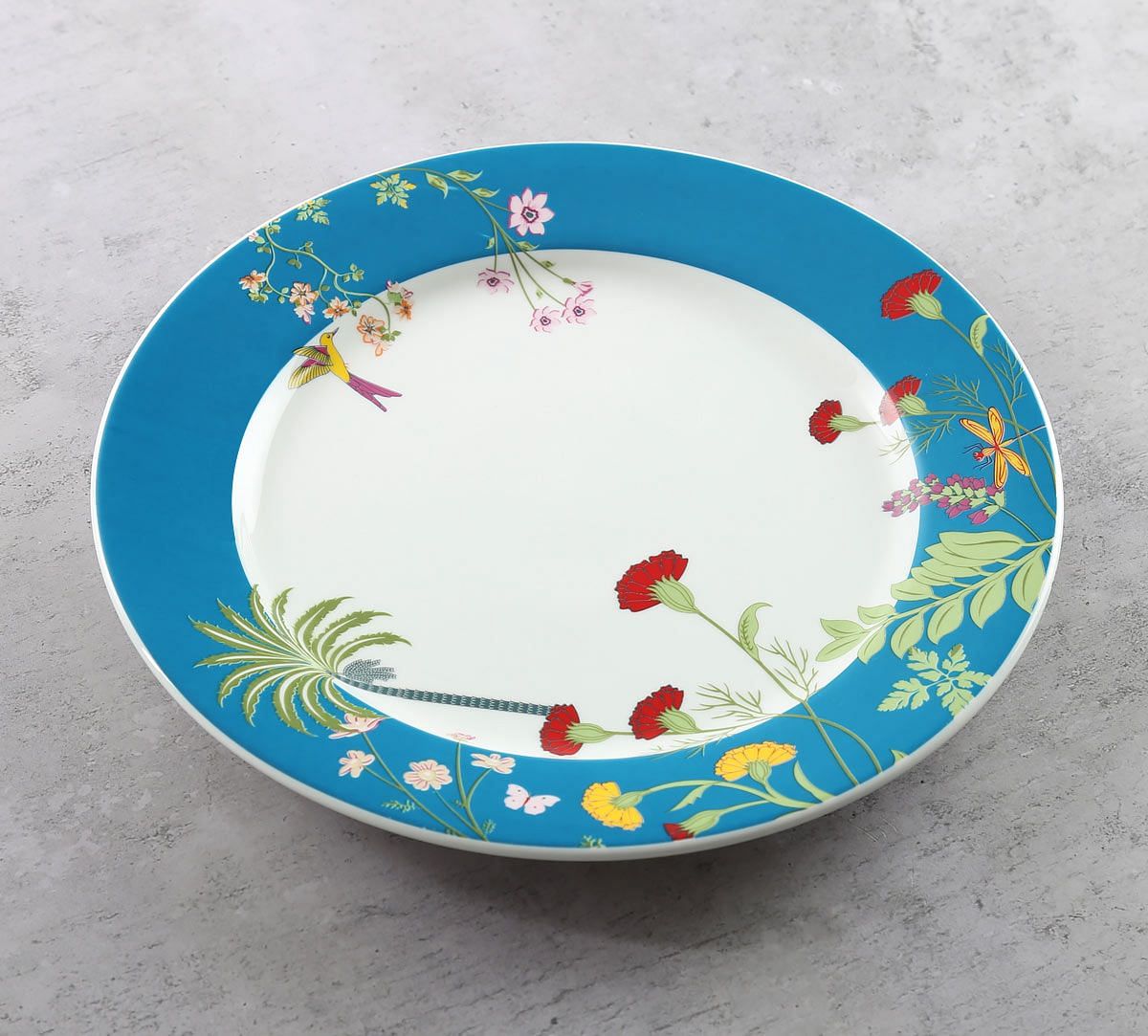 India Circus Tropical Island Living Dinner Plate