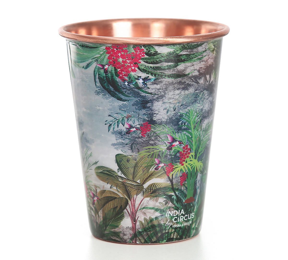 India Circus Tropical View Copper Tumbler