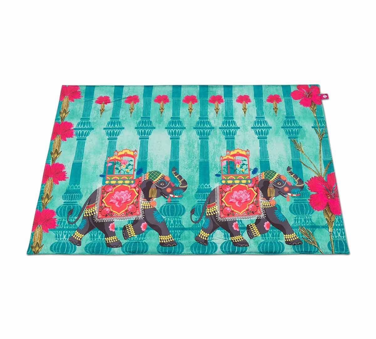 India Circus Tusker Chariot Table Mats Set of 6