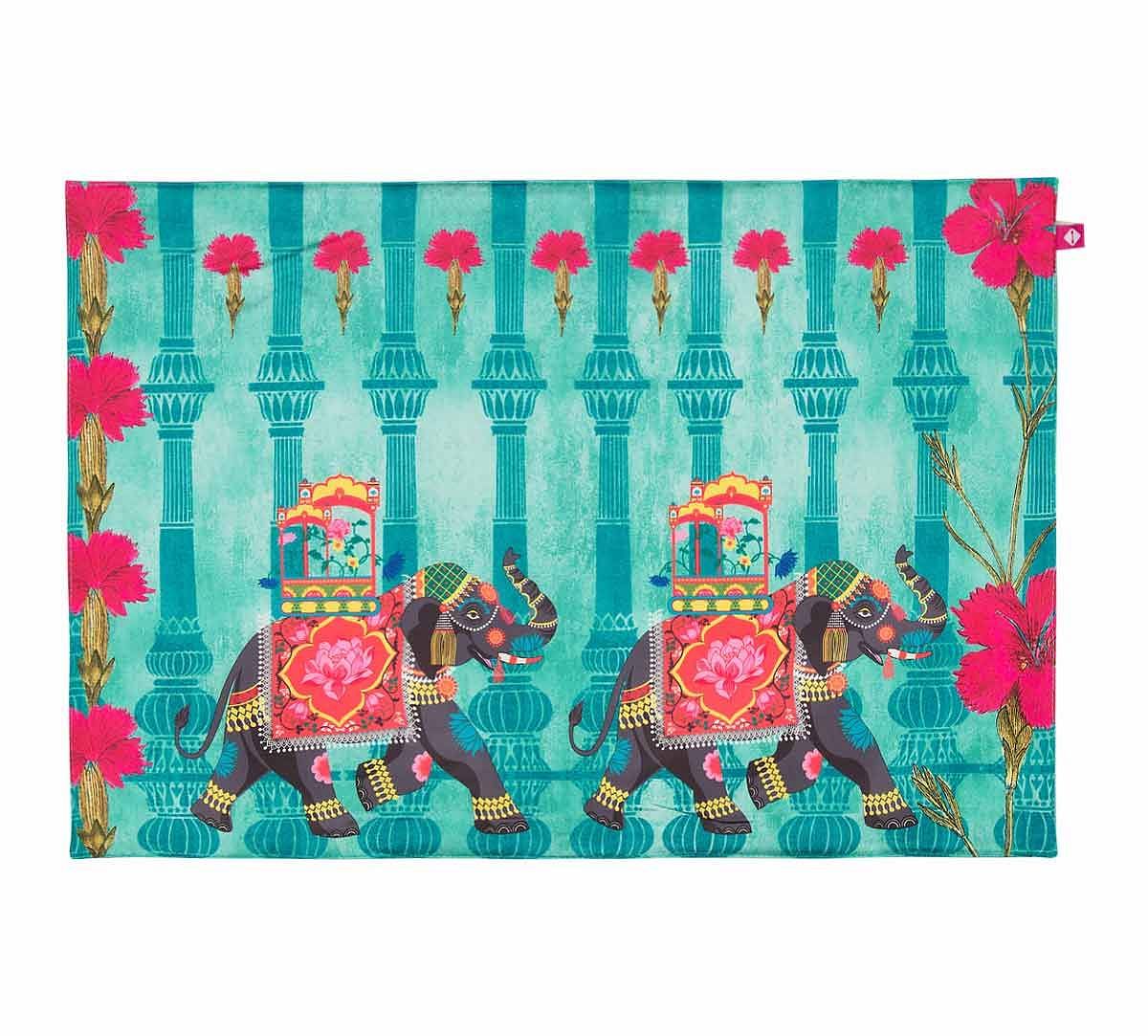 India Circus Tusker Chariot Table Mats Set of 6