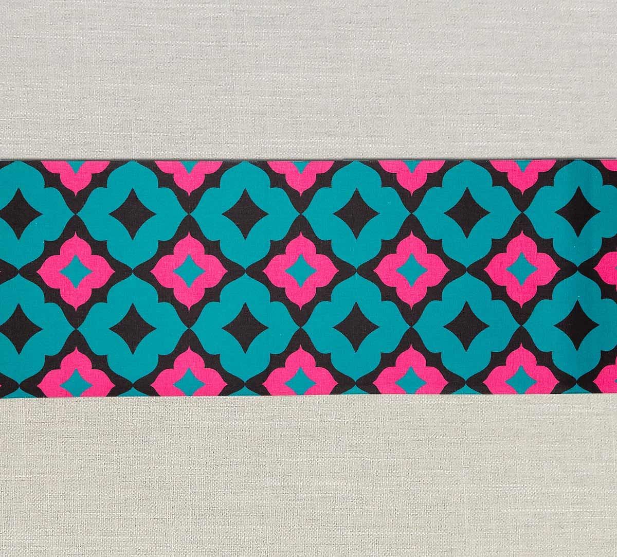 India Circus Ultramarine Tracery Bed and Table Runner