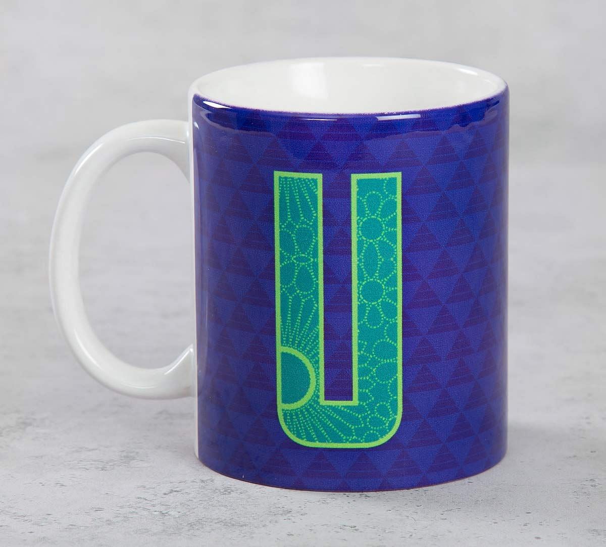 India Circus Upbeat Alphabet U Mug