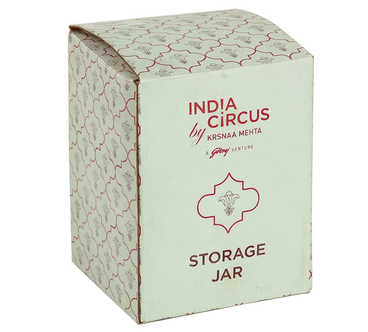 India Circus Vintage Spring Cookie Jar