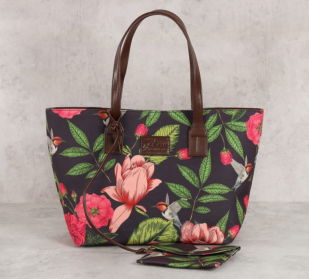 India Circus Warbled Verdure Tote Bag