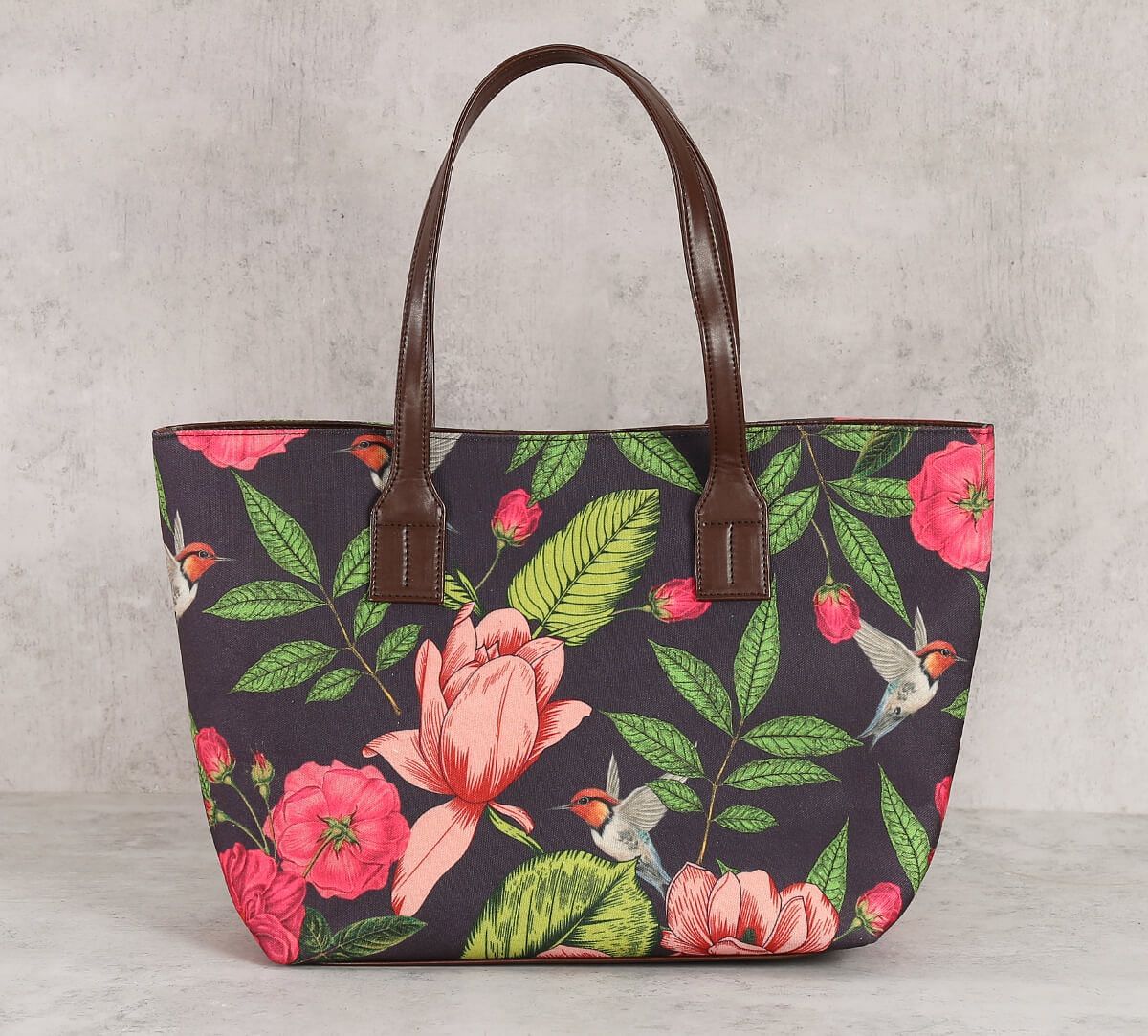 India Circus Warbled Verdure Tote Bag