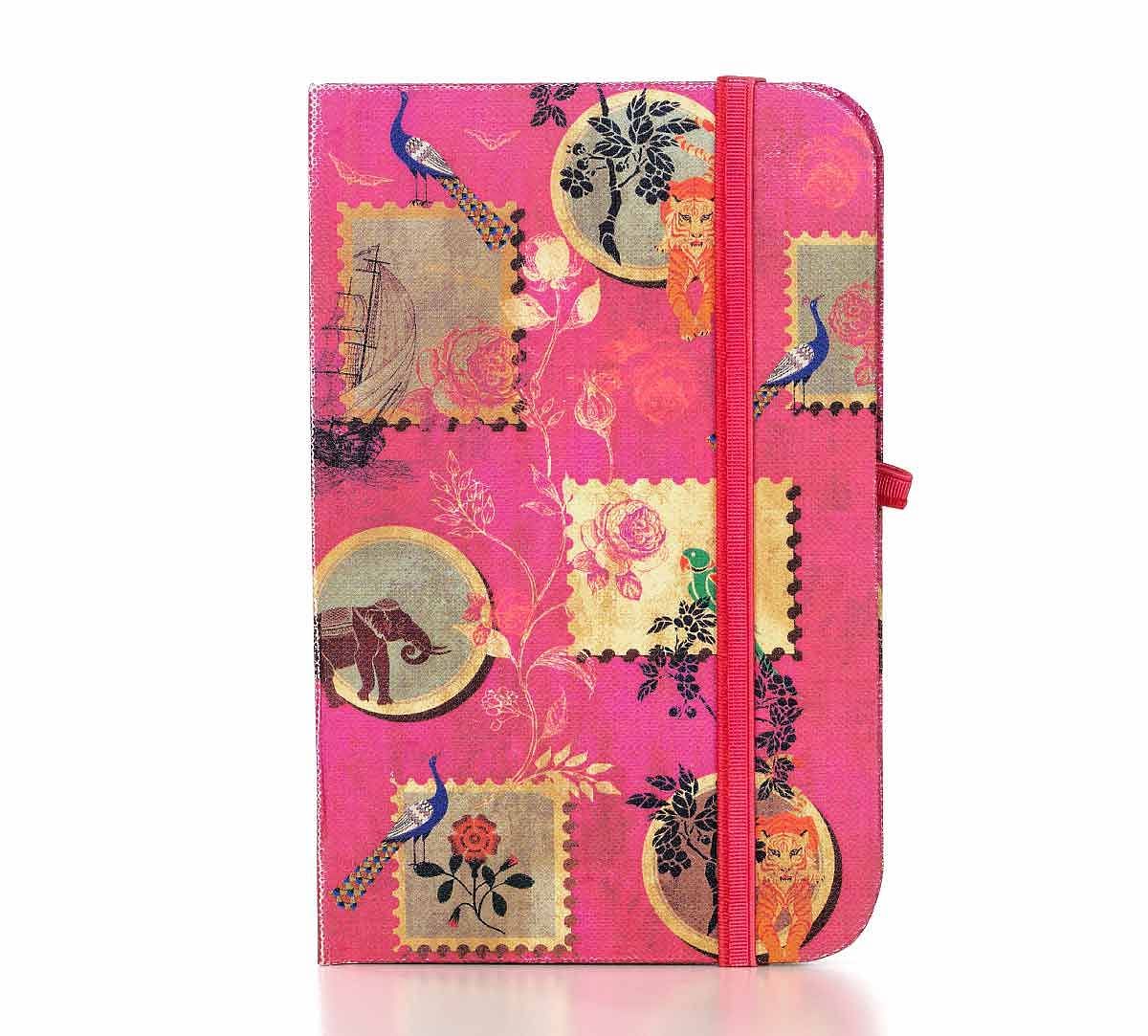 India Circus Wildlife Stamps Pocket Diary
