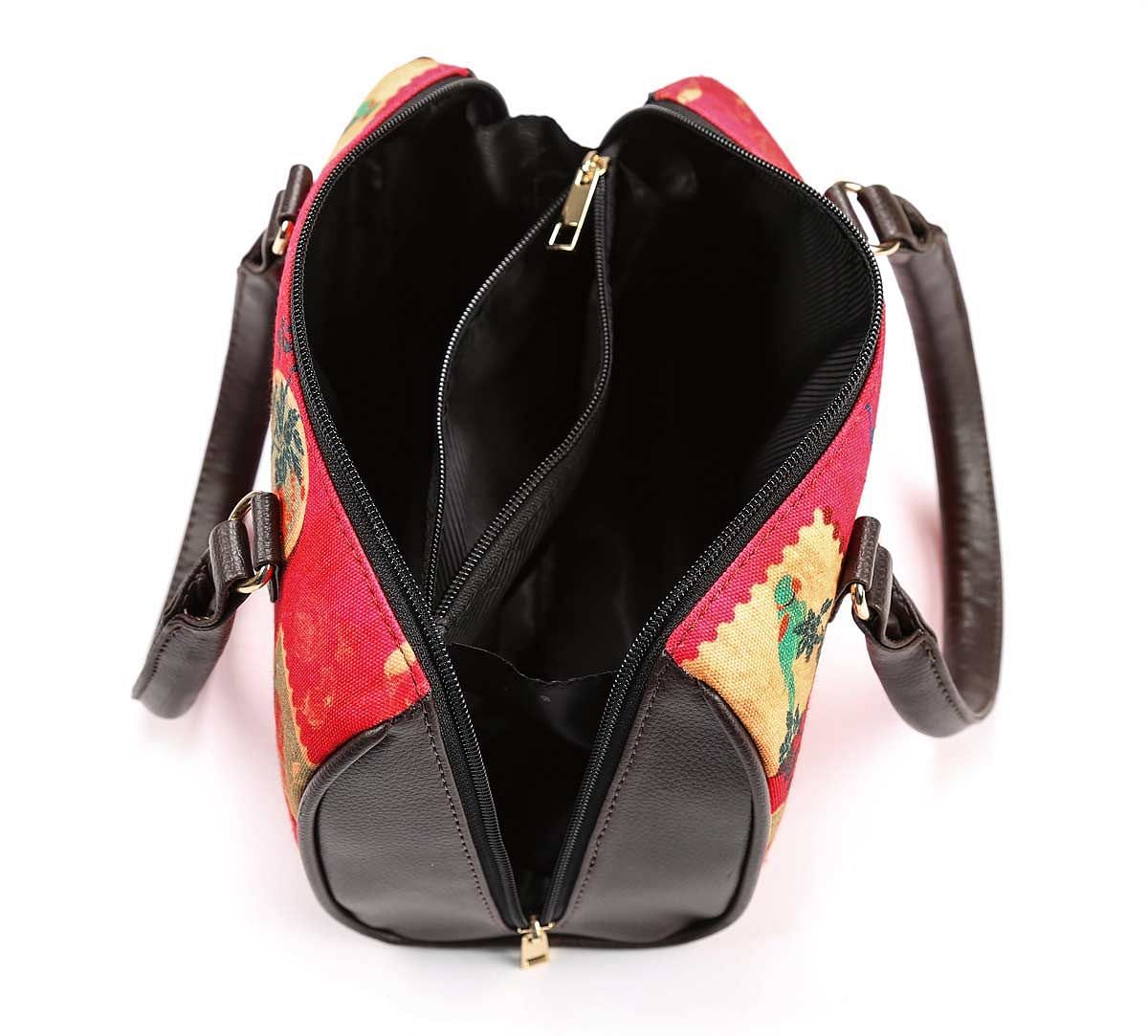 India Circus Wildlife Stamps Small Duffle Bag