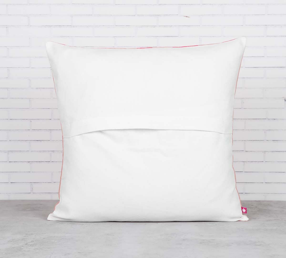 India Circus Conifer Spades Pink Cotton Cushion Cover