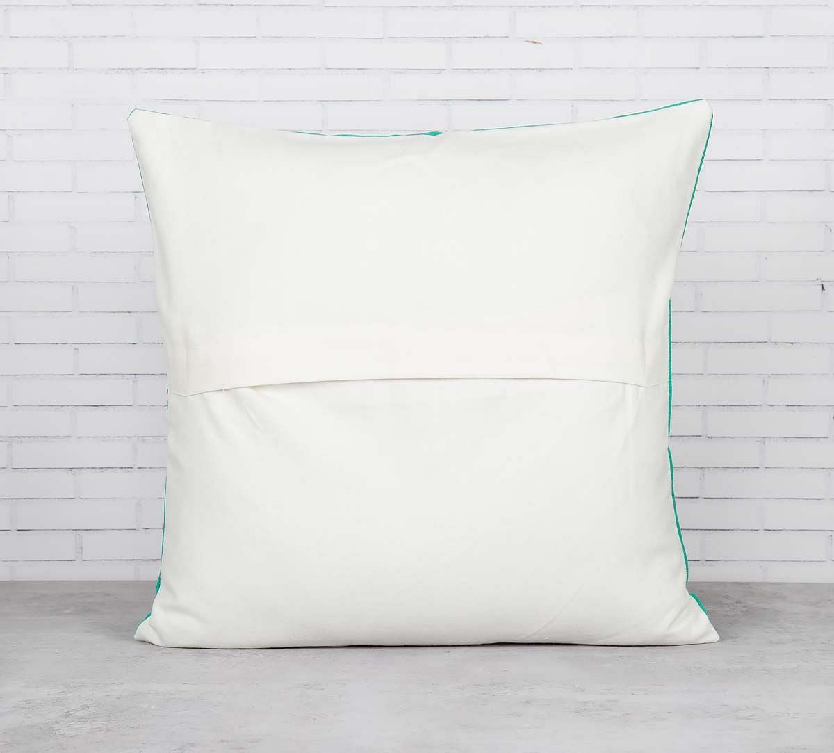 India Circus Fruits of The Tropic Green Cotton Cushion Cover