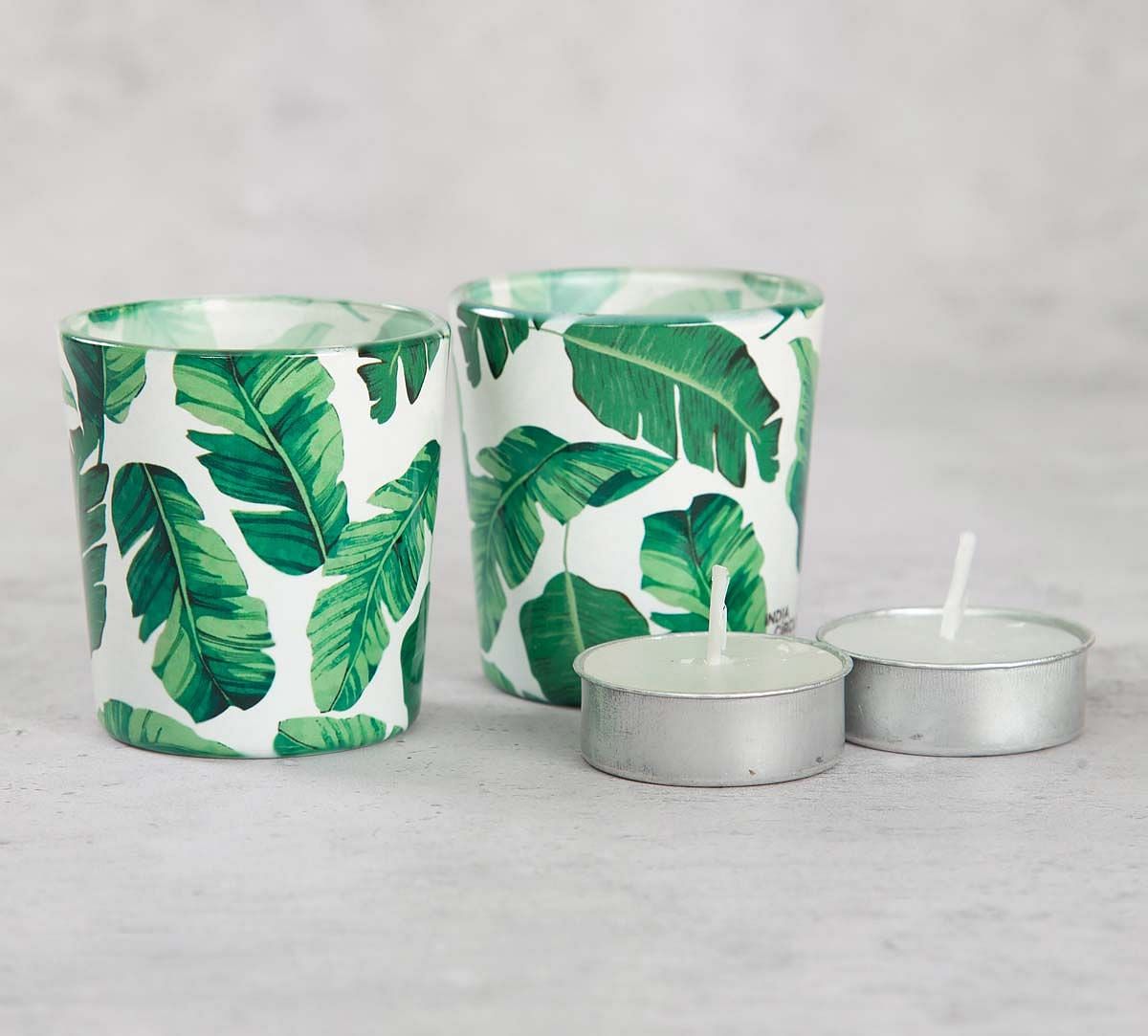 India Cirucs Pleasant Peduncle Tea Light Holder Set of 2