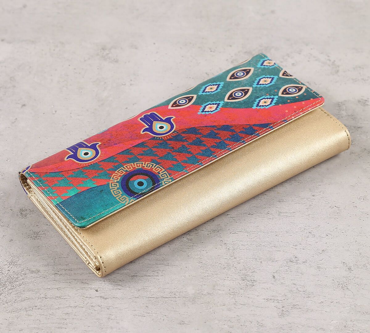 India Cirus by Krsnaa Mehta Evil Eye Newfangled Ladies Wallet