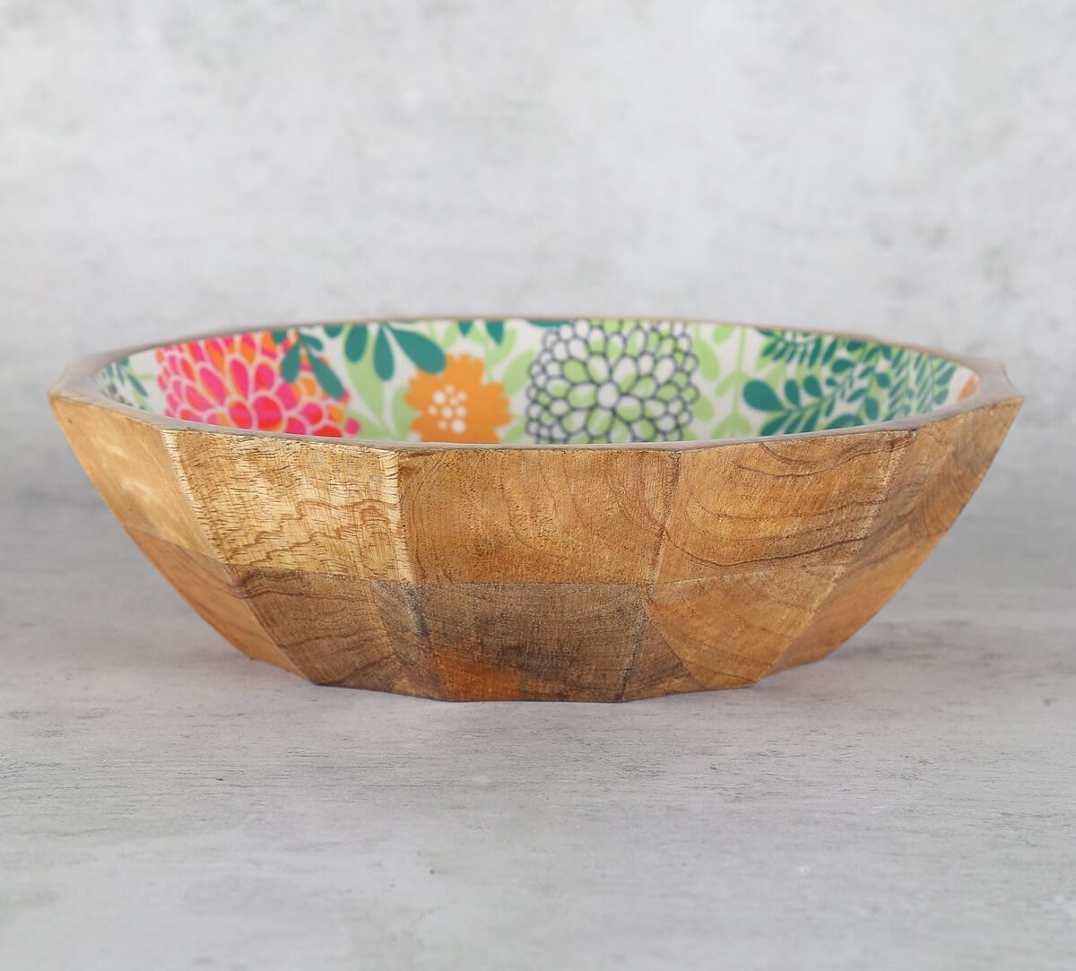 India Cricus by Krsnaa Mehta Monarch's Cadence Big Wooden Bowl