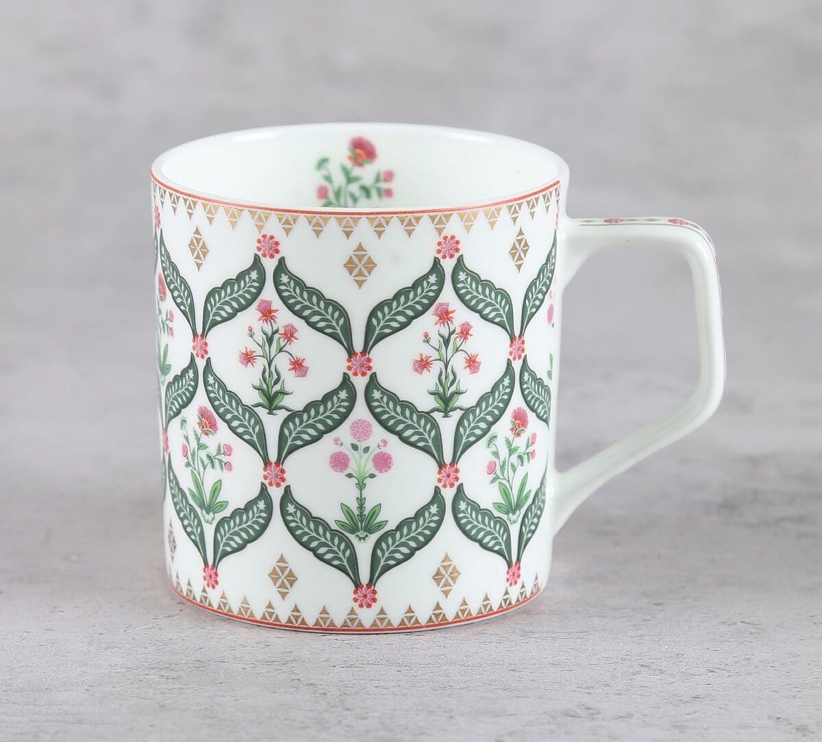 India Circus by Krsnaa Mehta Blooming Dahlia Mug Set of 6