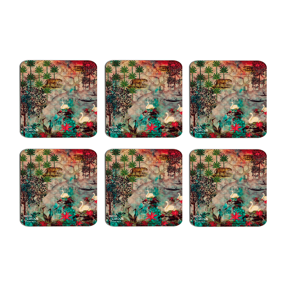 Kingdom Of Dreams MDF Coasters - (Set Of 6)