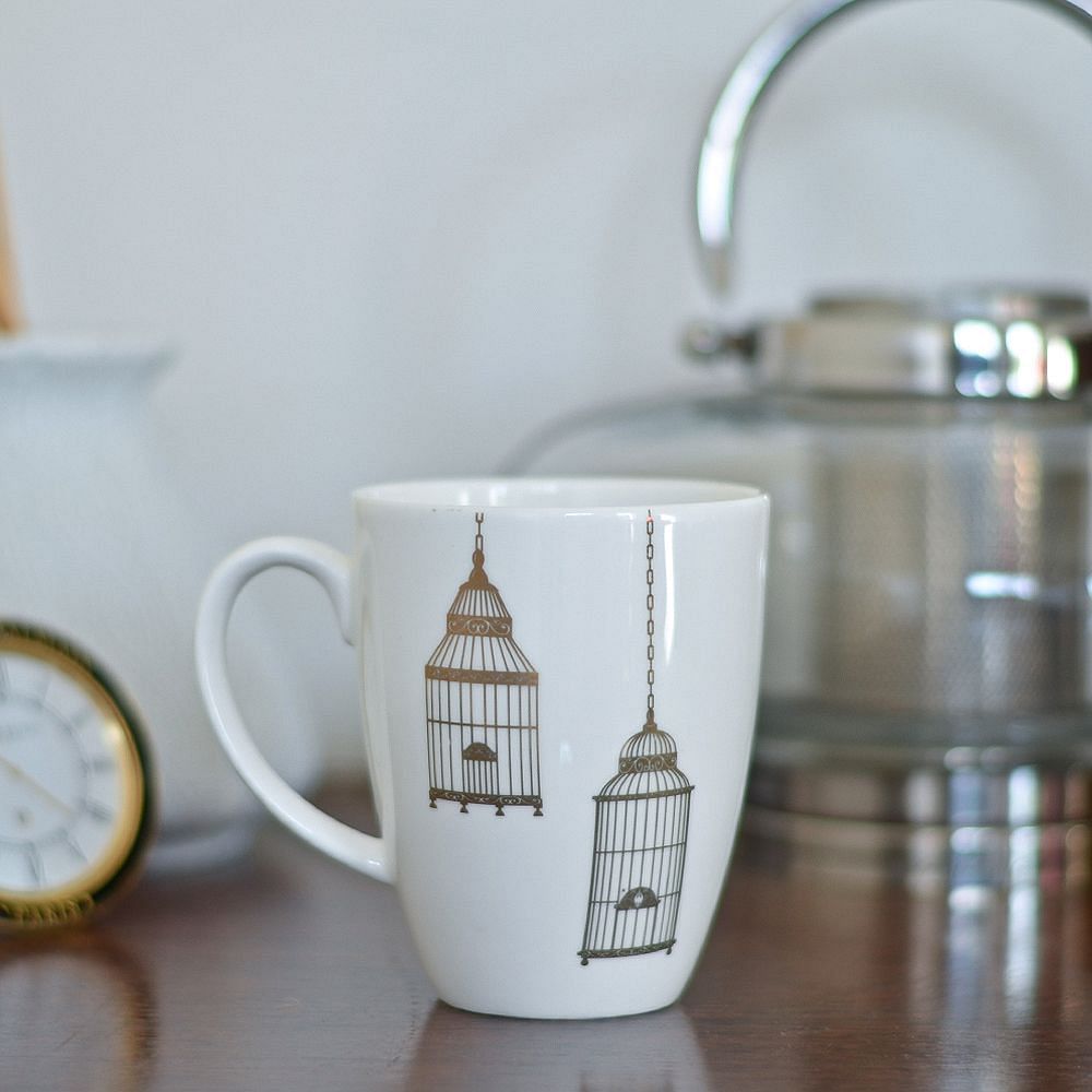 Kuheli Porcelain Cage Coffee Mug